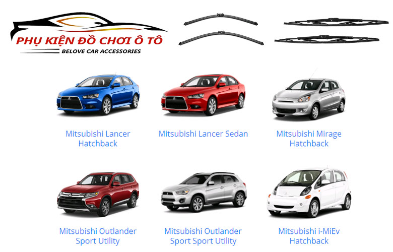 cần gạt mưa Mitsubishi