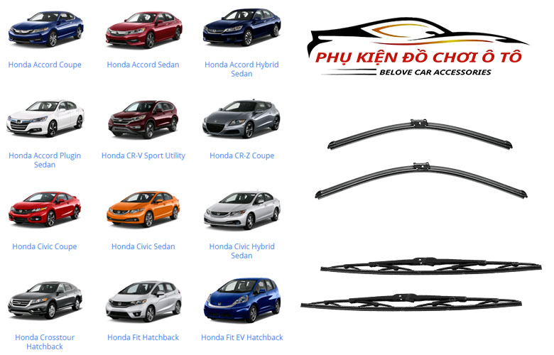 Cần gạt mưa ô tô Honda
