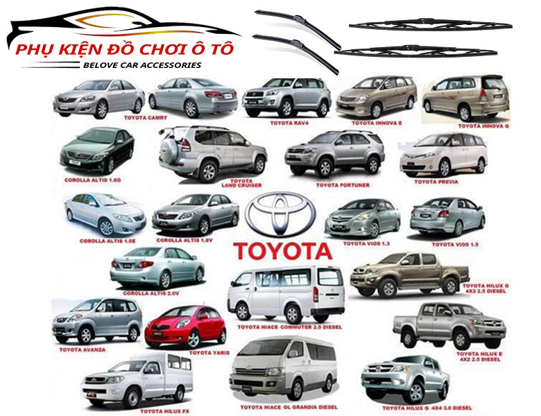 cần gạt mưa ô tô toyota