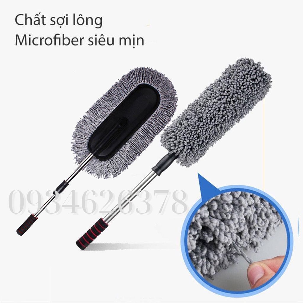 Chổi dẹt vệ sinh ô tô, cây lau dọn nội thất xe hơi