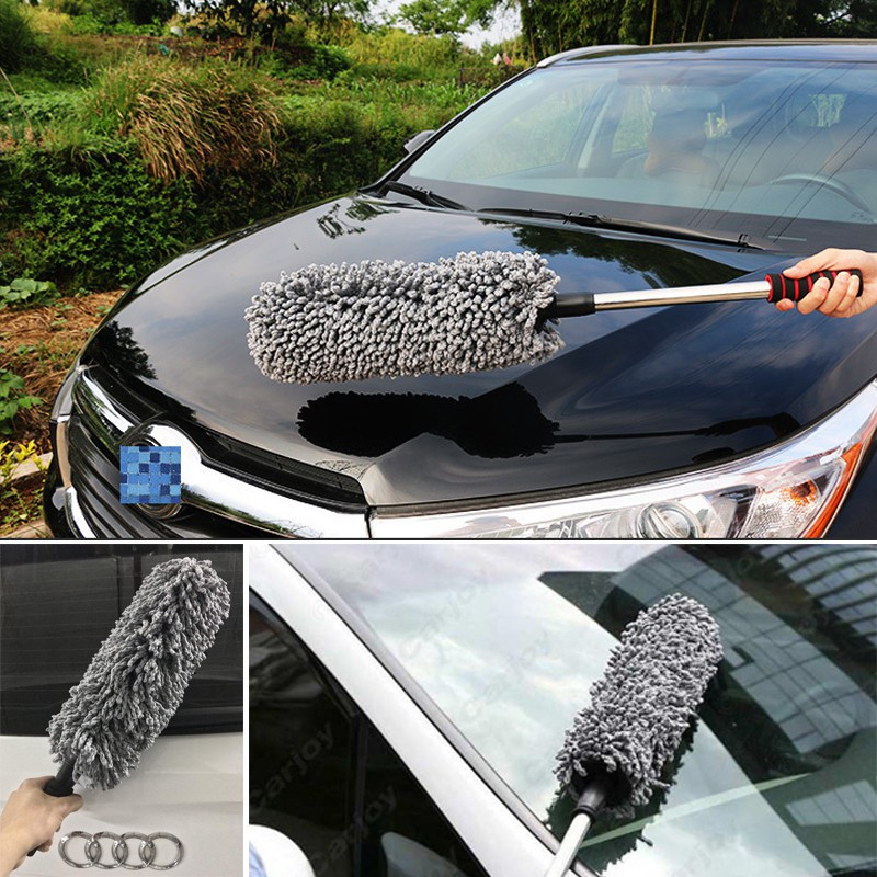 Chổi tròn vệ sinh ô tô xe hơi, cây quét dọn nội thất xe ô tô