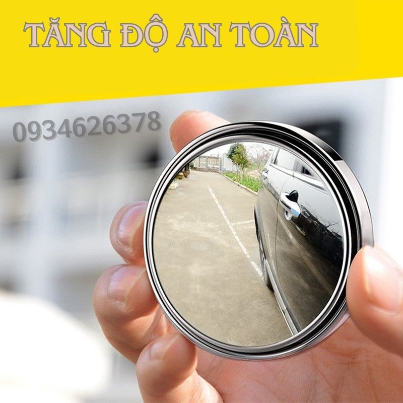 Gương cầu lồi ô tô cao cấp, kính lồi xóa điểm mù khi lái xe