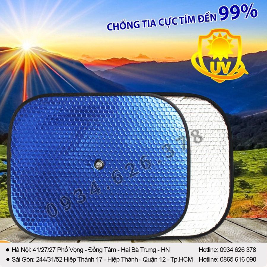 Tấm xốp che nắng ô tô, xốp chắn nắng cách nhiệt xe hơi