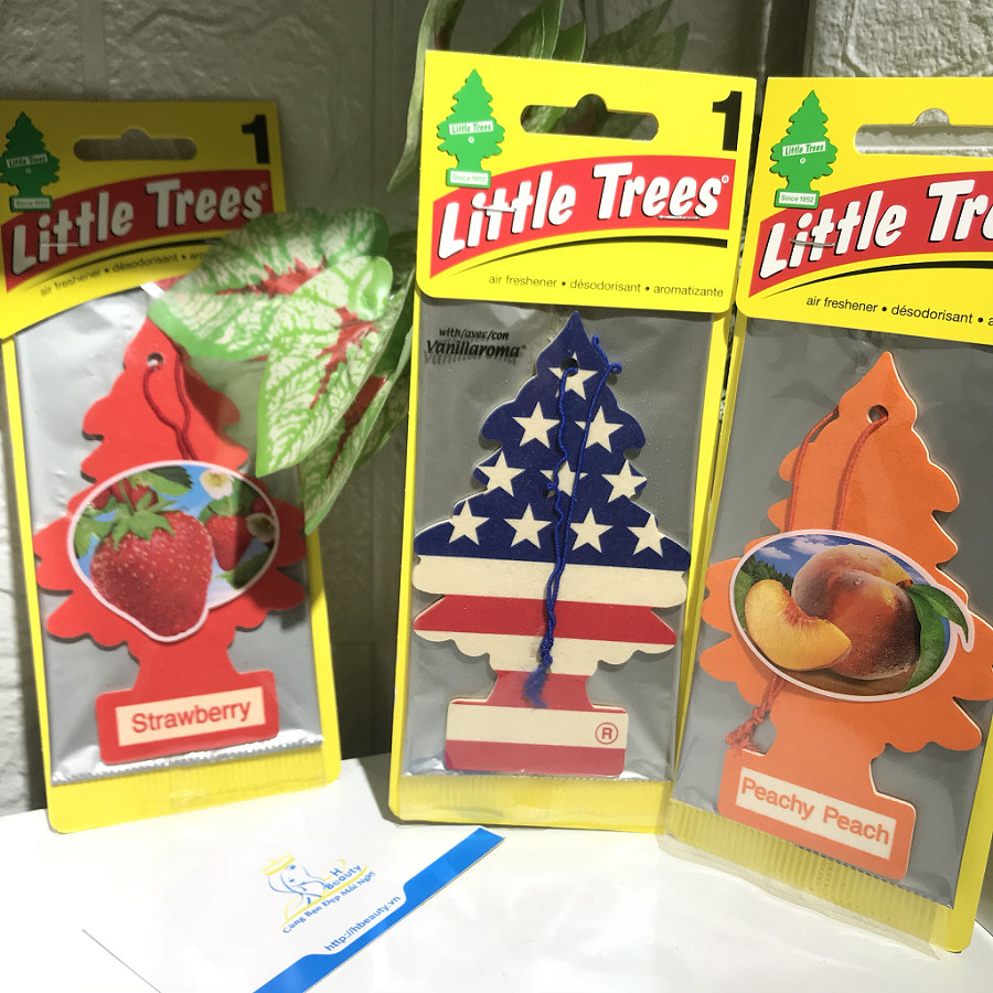 Lá thông thơm treo xe Little trees khử mùi ô tô, tạo hương thơm dễ chịu khi lái xe