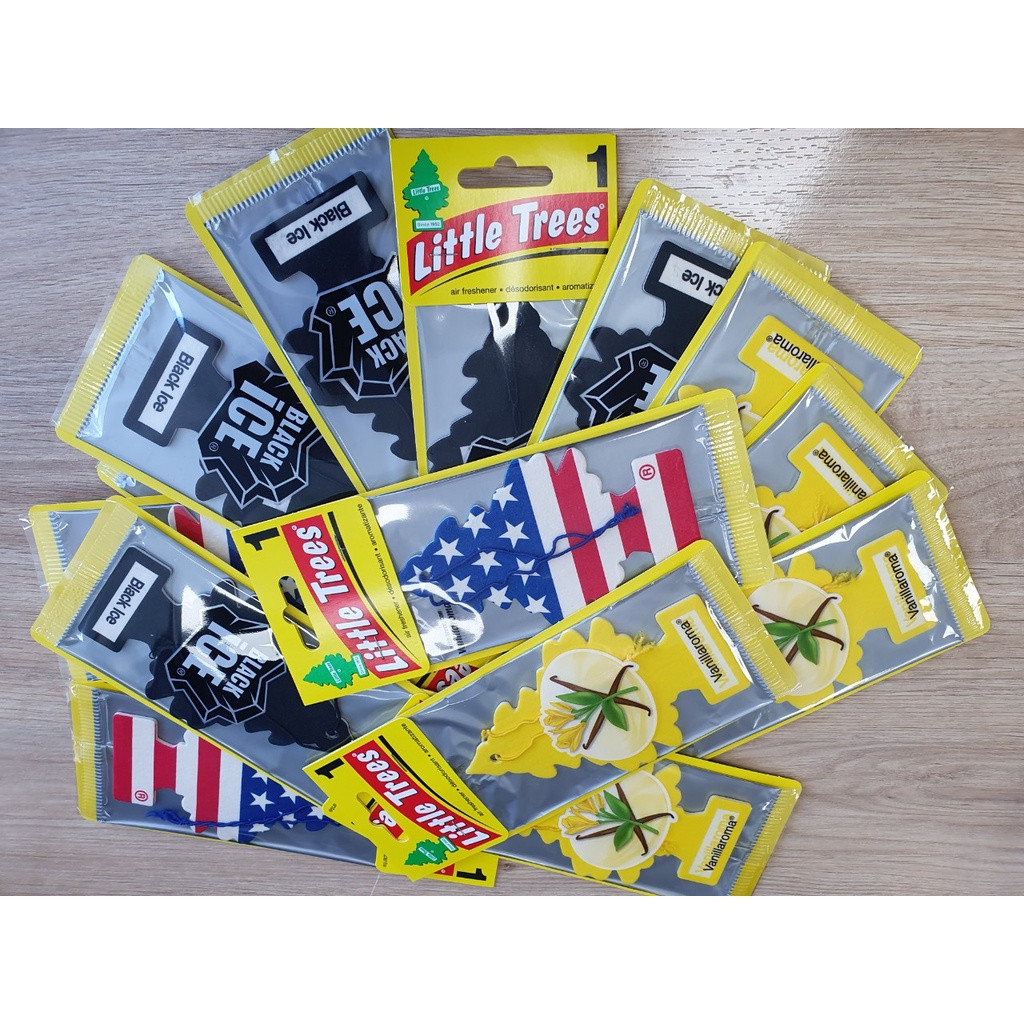 Lá thông thơm treo xe Little trees khử mùi ô tô, tạo hương thơm dễ chịu khi lái xe