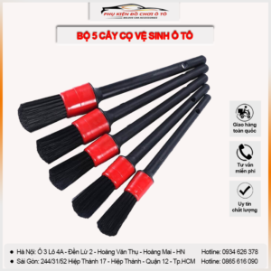 Bộ 5 chổi cọ vệ sinh ô tô