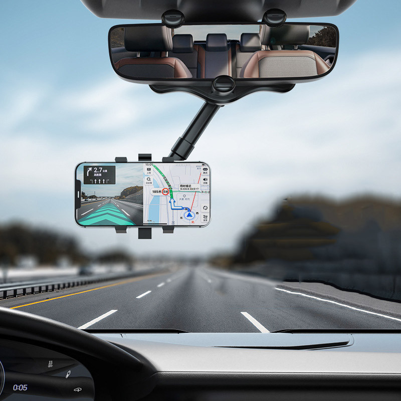 Giá đỡ điện thoại ô tô, kẹp gương xe hơi tiện lợi