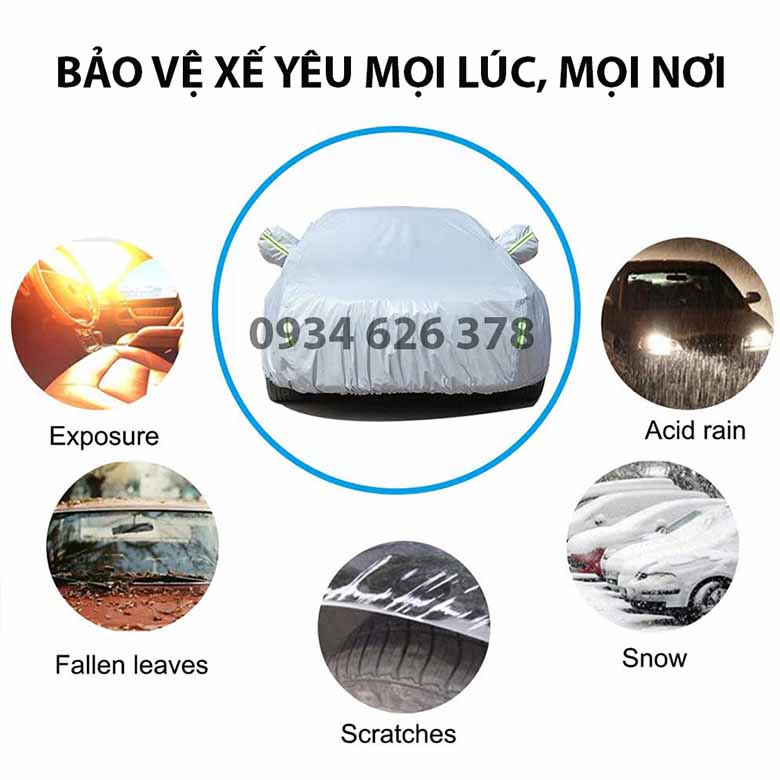 Mua ngay bạt phủ ô tô giá rẻ tại TPHCM & Hà Nội