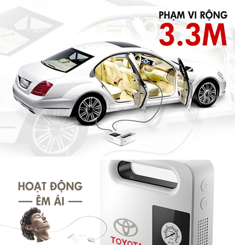 Bơm Lốp Ô Tô Toyota có tốt không?