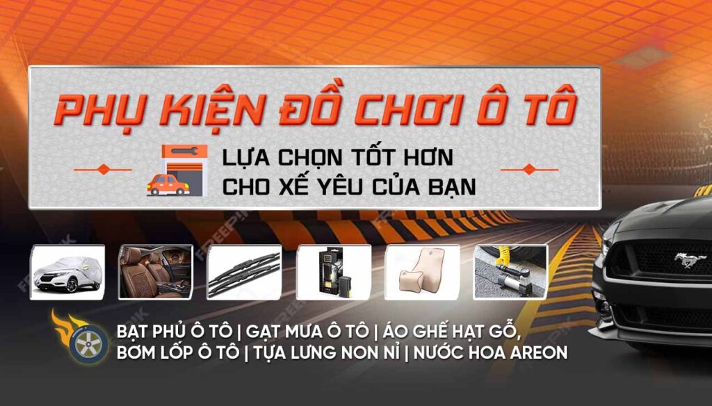 Banner Phụ Kiện Đồ Chơi Ô Tô VN