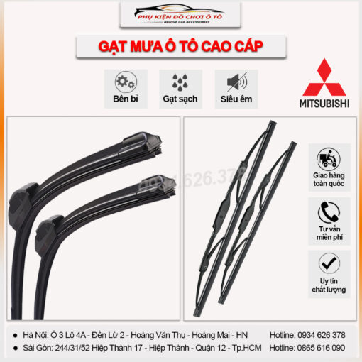 gạt mưa ô tô mitsubishi