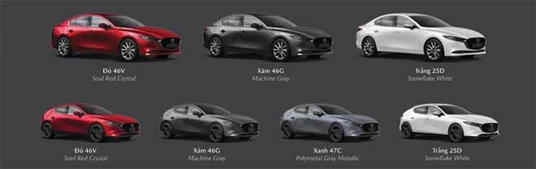 Kích thước chi tiết xe Mazda 3: Đầy đủ thông số kỹ thuật