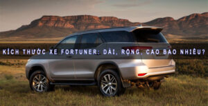 Kích thước xe Fortuner