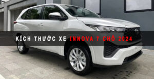 Kích thước xe Innova 7 chỗ 2024