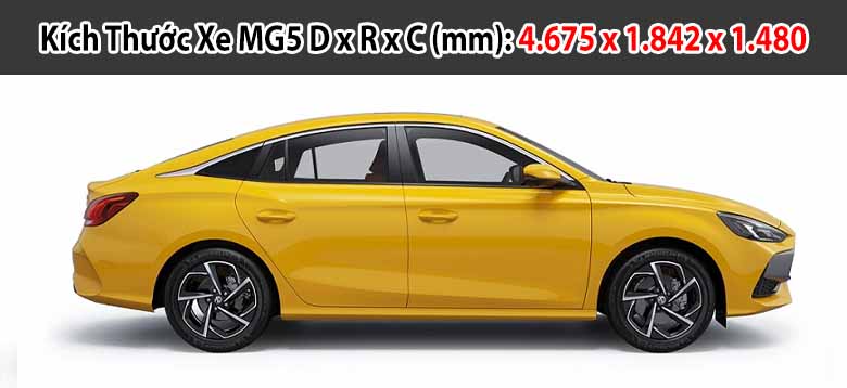 Kích thước xe MG5: Đánh giá toàn diện từ A đến Z