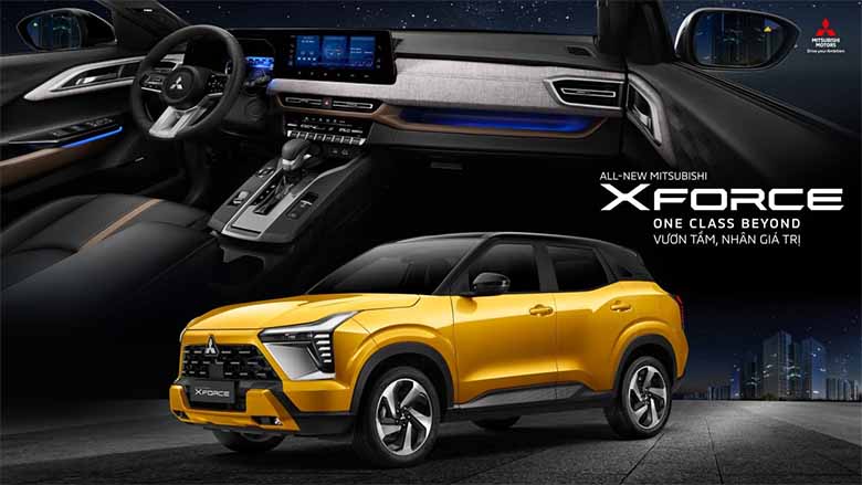 Kích thước xe Mitsubishi XFORCE: Có gì đặc biệt để bạn phải chú ý?