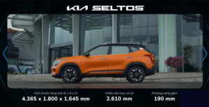 Kích thước xe Kia Seltos 2024