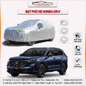 Bạt phủ xe ô tô Honda CR-V 3 lớp vải dù Oxford