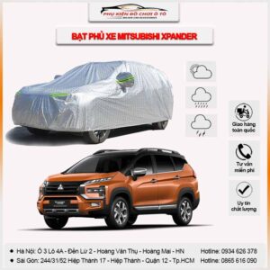 Bạt phủ xe Mitsubishi Xpander 3 lớp vải dù Oxford