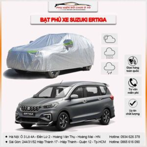 Bạt phủ xe Suzuki Ertiga 3 lớp vải dù Oxford