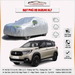 Bạt phủ xe ô tô Suzuki XL7 3 lớp vải dù Oxford