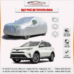 Bạt phủ xe Toyota RAV4 3 lớp vải dù Oxford