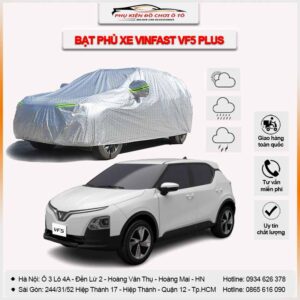 Bạt phủ xe ô tô VinFast VF 5 Plus 3 lớp vải dù Oxford