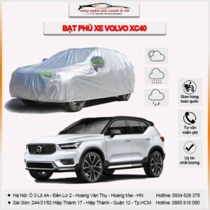 Bạt phủ xe Volvo XC40 3 lớp vải dù Oxford