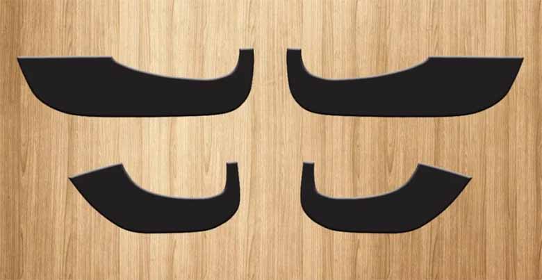 Bộ Dán Tapli Cửa Ô Tô