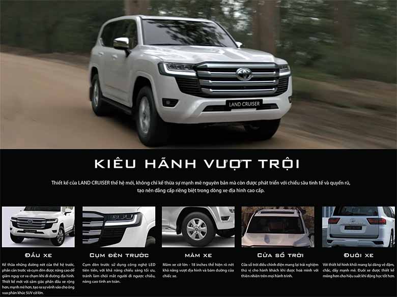 Kích Thước Xe Toyota Land Cruiser: Những Đặc Điểm Nổi Bật