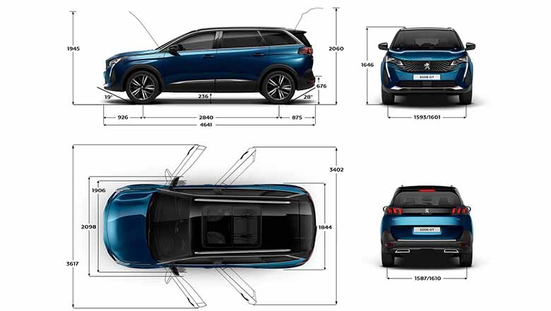 Kích thước xe Peugeot 5008: Ưu và nhược điểm nên biết!
