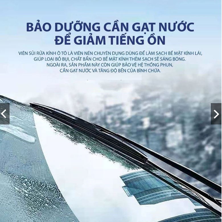 viên sủi rửa kính ô tô
