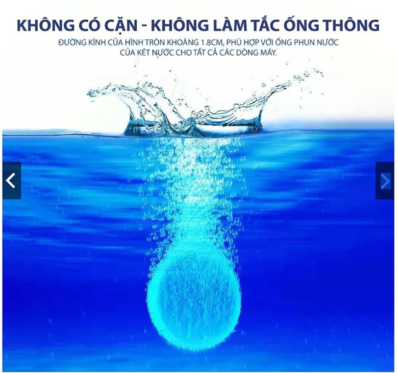 viên sủi rửa kính ô tô