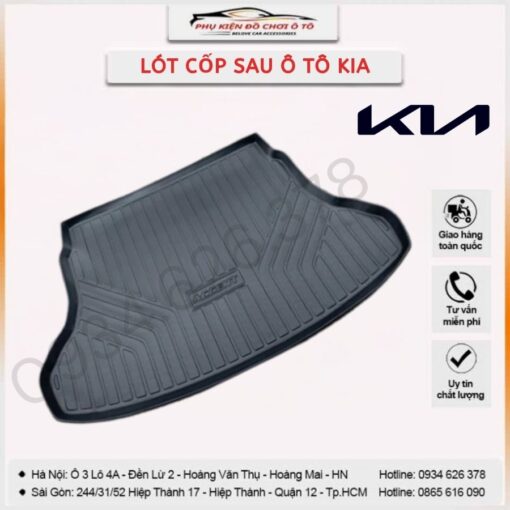 lót cốp sau ô tô Kia