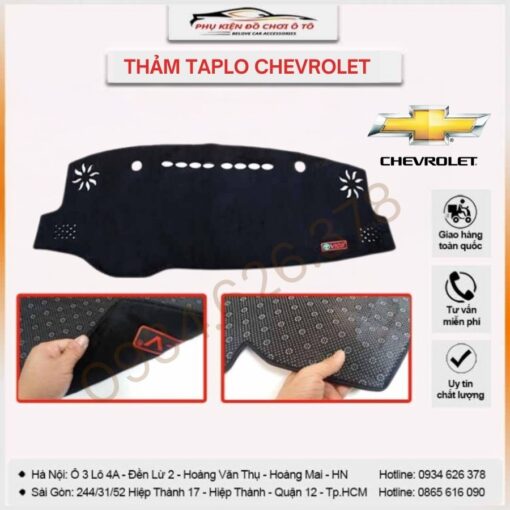 Thảm Taplo Ô Tô Chevrolet Chính Hãng Cao Cấp