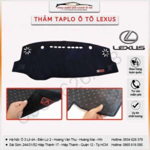 thảm taplo ô tô Lexus