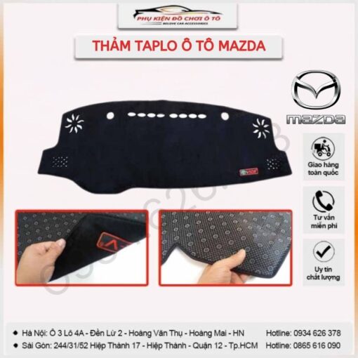 Thảm taplo ô tô Mazda