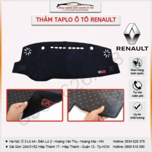 thảm taplo ô tô Renault