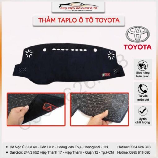 Thảm taplo ô tô Toyota