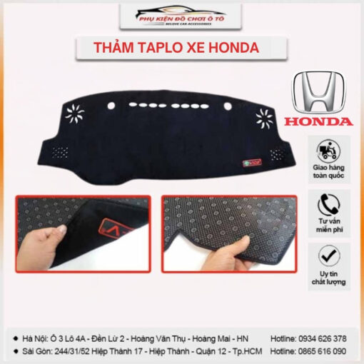 thảm taplo dành cho xe Honda