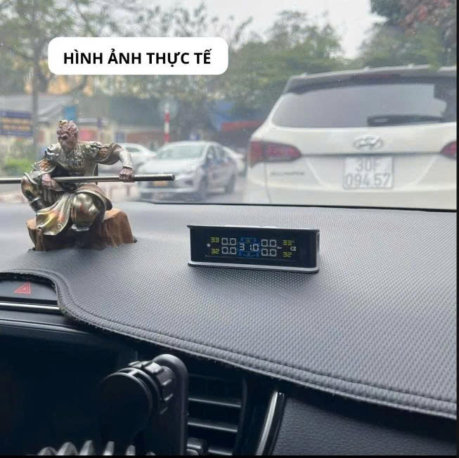 Cảm Biến Áp Suất Lốp Cảnh Báo Âm Thanh Bằng Tiếng Việt, Màn Hình Oled, Thiết Kế Sang Trọng - Ảnh 8