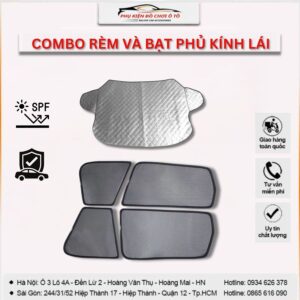 COMBO RÈM VÀ BẠT PHỦ KÍNH LÁI