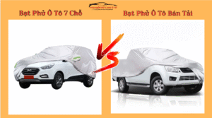 Bạt phủ cho xe 5 chỗ và bạt phủ cho xe bán tải chỗ có giống nhau không?