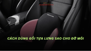 Cách dùng gối tựa lưng sao cho đỡ mỏi
