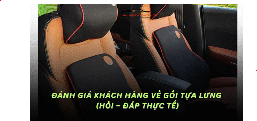 Đánh giá khách hàng về gối tựa