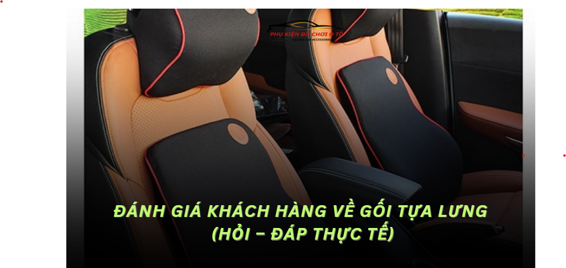 Đánh giá khách hàng về gối tựa