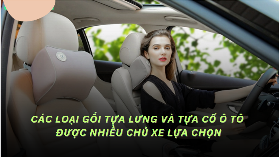 Các Loại Gối Tựa Lưng Và Tựa Cổ Ô Tô Được Nhiều Chủ Xe Lựa Chọn