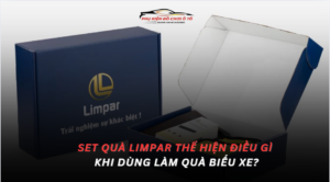 Set quà Limpar thể hiện điều gì khi dùng làm quà biếu xe?
