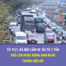 Hà Nội cấm xe tải 2 tấn