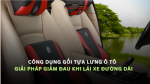 Công Dụng Gối Tựa Lưng Ô Tô Giải Pháp Giảm Đau Khi Lái Xe Đường Dài